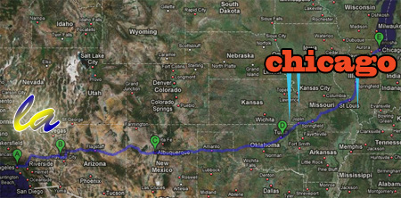 my route to chicago from la my route to chicago from la